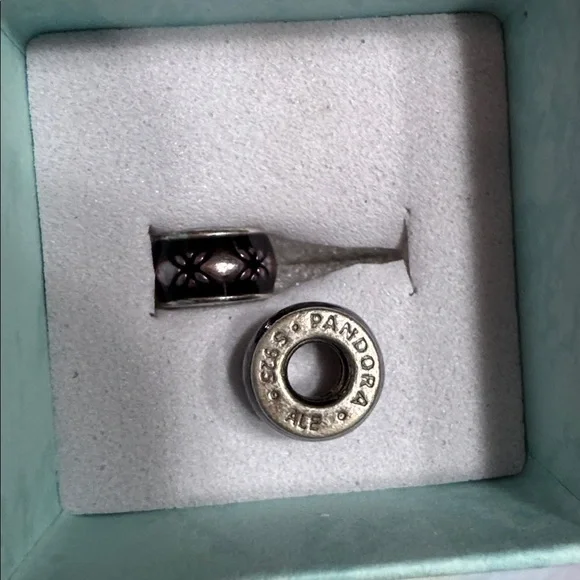 Pandora Purple mini murano glass bead set - Picture 3 of 5